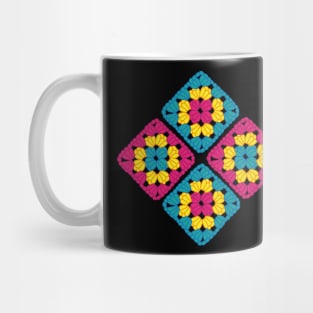 Bright Granny Squares Mug